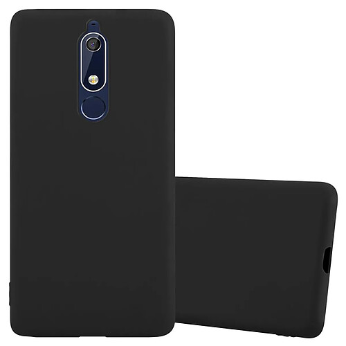 Cadorabo Coque Nokia 5,1 Etui en Noir