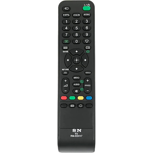 SANAG Rm-Ed017 Telecommande Remplacee Convient Pour Sony Lcd Digital Colour Tv Kdl-37P3600 Kdl-37P5600 Kdl-37P5650 Kdl-40P3600 Kdl-40P5600 Kdl-40P5650 Kdl-26P5550 Kdl-32P3500 Kdl-32P3600 Kdl32P5650