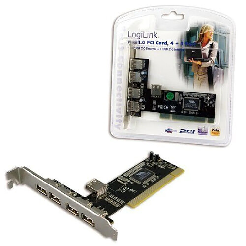 LogiLink PC0028 Adaptateur USB 2.0 5 Ports PCI Express