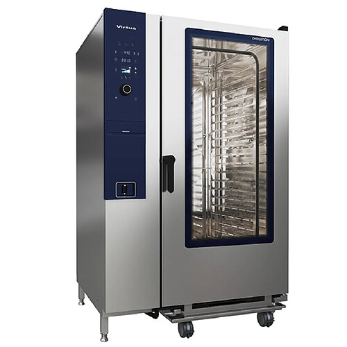 VIRTUS GROUP Four à Convection Électrique avec Vapeur Directe 20 x GN 2/1 - Virtus