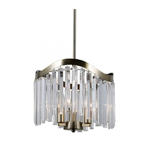 Luminaire Center Suspension Sabrig 3 ampoules Bronze antique