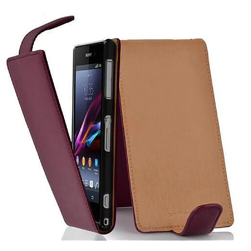 Cadorabo Coque Sony Xperia Z1 Etui en Mauve