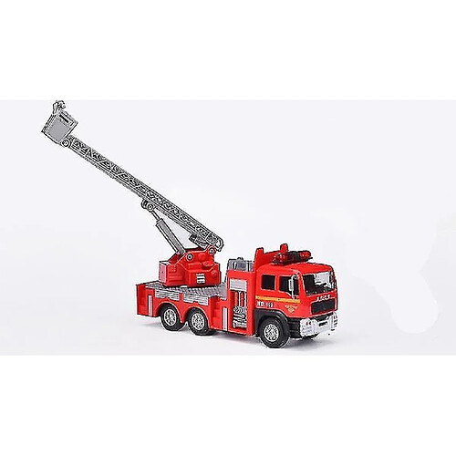 Universal Haute simulation 1:36 Modèle de camion de pompiers en alliage, Tamion de camion à échelle jouet de camion-citer