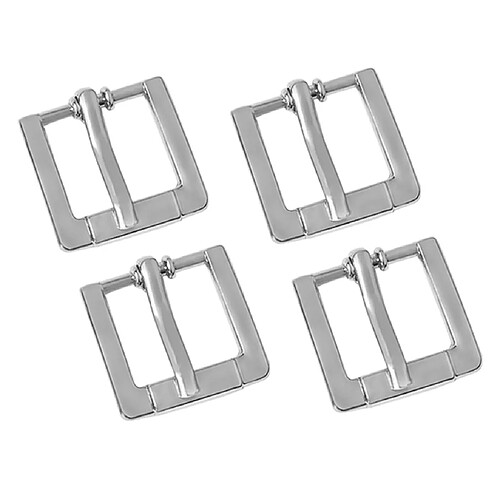 4pcs Remplacement Boucle De Ceinture En Métal Pour Ceinture En Cuir Sangle Sac à Main D'or