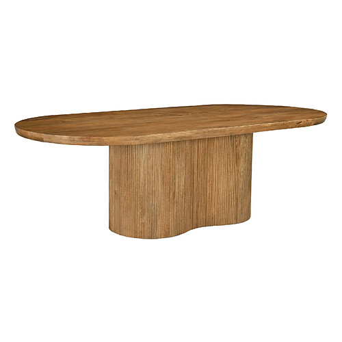 Moloo SEVILLE-Table à manger Ovale 10/12 personnes L.250 cm, Manguier