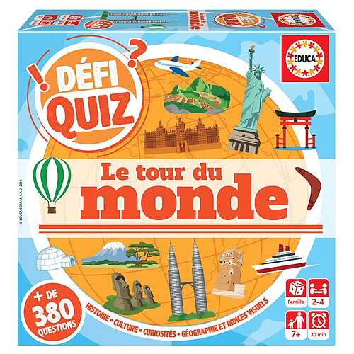 Educa Borras Defi quiz - Le tour du monde