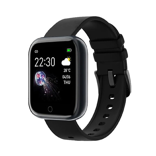 Universal Femmes Hommes Fréquence cardiaque Pression artérielle Fitness Tracker Enfants Horloges intelligentes IOS Montres intelligentes Montres intelligentes (Noir)