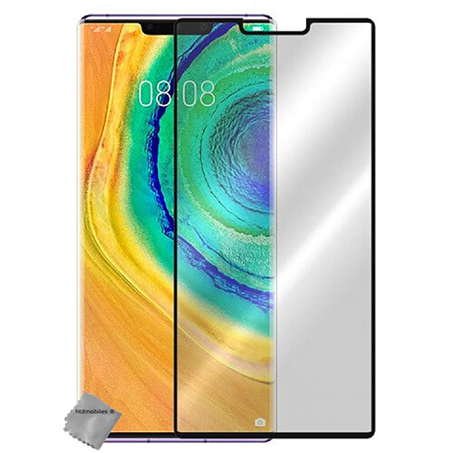 Htdmobiles Film de protection vitre verre trempe incurve integral pour Huawei Mate 30 Pro - NOIR