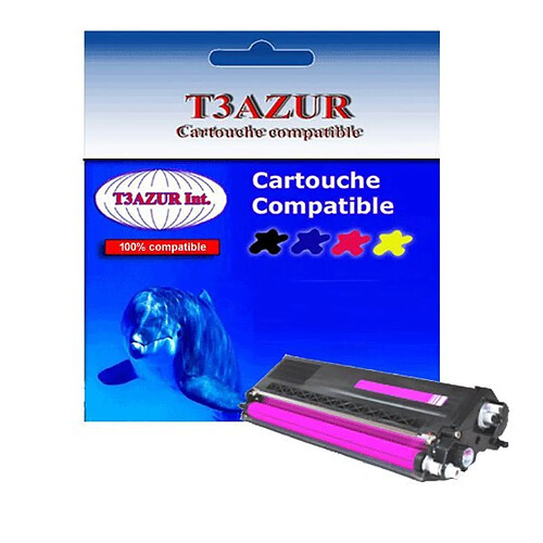 T3Azur Toner générique Brother TN910 Magenta pour imprimante Brother HL-L9310CDW L9310CDWT L9310CDWTT MFC-L9570CDWT