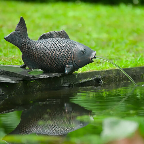 Ubbink Fontaine de jardin à cracheur Poisson