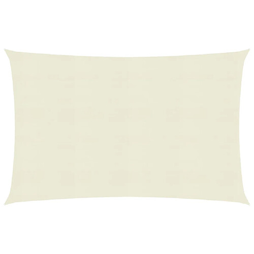 Helloshop26 Voile d'ombrage 160 g/m² crème 4 x 7 m pehd 02_0009099