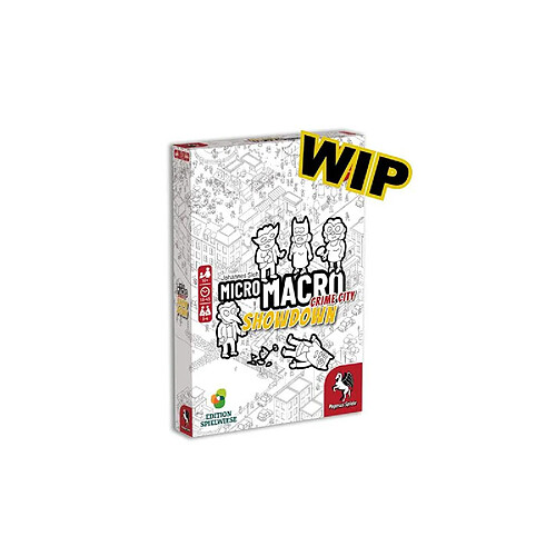 Blackrock Editions Jeu classique Spielwise Micro Macro Crime City 4 Showdown