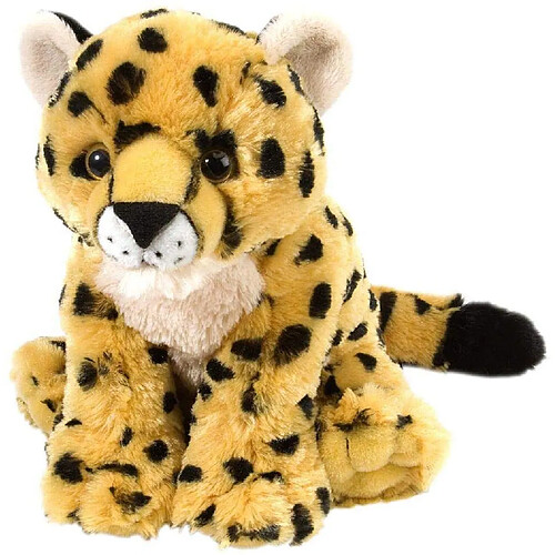 Wild Republic peluche Bébé Guépard de 20 cm jaune noir