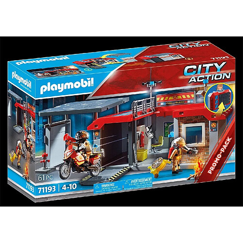 Playmobil® Caserne de pompiers transportable