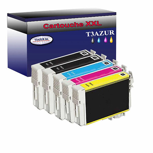 T3Azur 5x Epson T18XL-Compatible