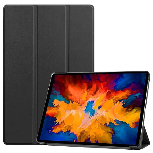 Etui en PU avec support tri-pliure noir pour votre Lenovo Xiao Xin Pad Pro J706F