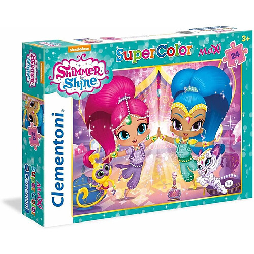 Clementoni - 24486 - Puzzle - Shimmer and Shine - 24 Maxi Pièces