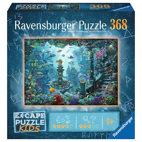 Ravensburger 368 Pcs escape puzzle Au royaume sous marin