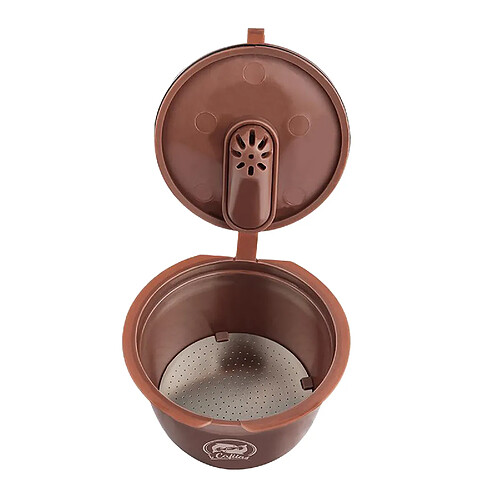 Tasse De Capsule De Café Rechargeable Pour Machine à Café Nescafes Brown