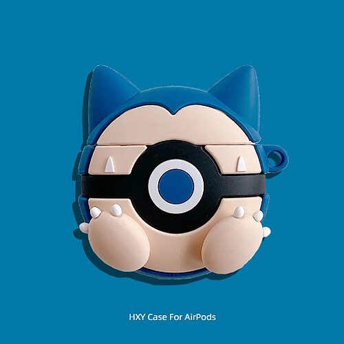 GUPBOO Airpods Coque Housse Étui Protecteur Compatible pour AirPods1/2-Poke Ball Tuba Silicone