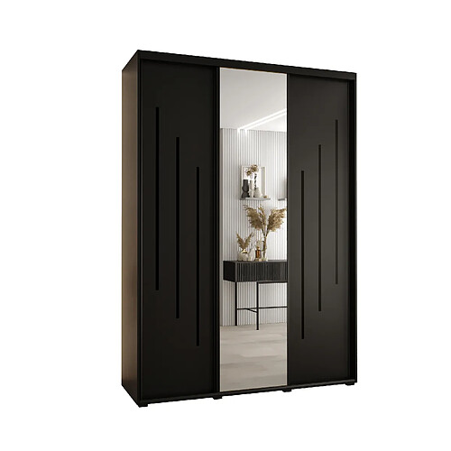 Abiks Meble Armoire DAVOS 9 À Portes Coulissantes 235,2/180/45 3 Portes