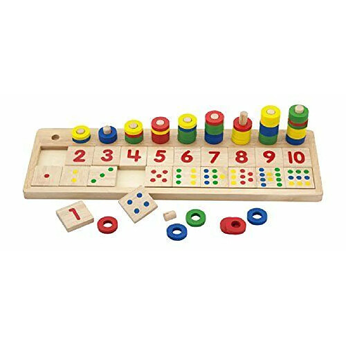 New Classic Toys - 1604 - Calcul Et Mathématiques - Apprendre À Compter- Match Avec Les Chiffres