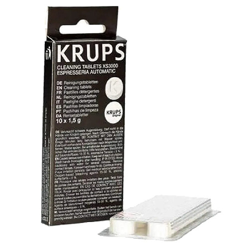 Pastilles détergeantes pour machine à café KRUPS qté 10