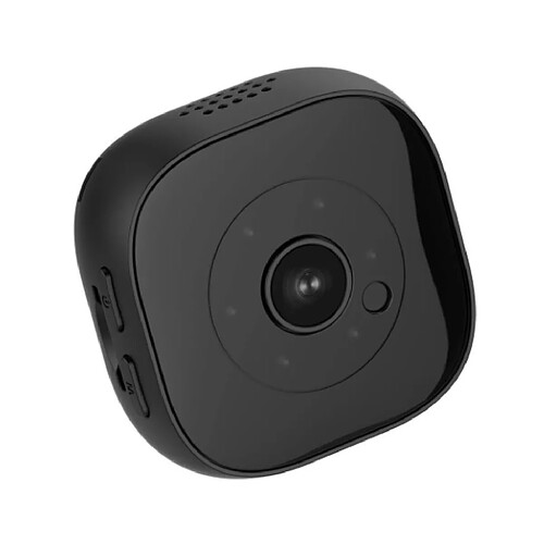 Chrono Mini caméra HD 1080p DV, prend en charge la vision nocturne infrarouge et la détection de mouvement(Noir)