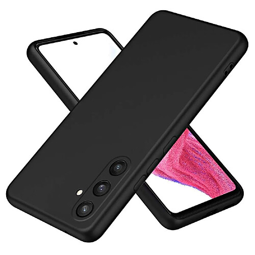 Htdmobiles Coque pour Samsung Galaxy S24 Plus 5G - housse etui silicone gel fine + verre trempe - NOIR