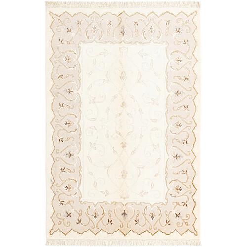 Vidal Tapis de laine 183x122 beige Darya