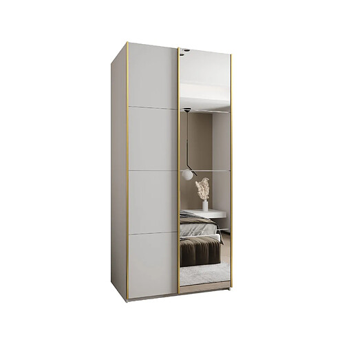 Abiks Meble Armoire à portes battantes Lux 3 245,5/120/64 2 portes