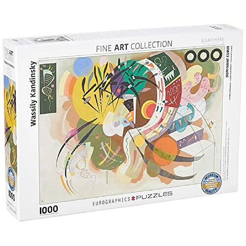 Eurographics Dominant curve par Wassily Kandinsky (1000 piAces) Puzzle (6000-0839)