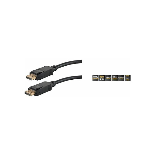 shiverpeaks BASIC-S Câble Displayport, longueur: 5,0 m ()