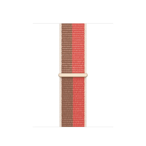 APPLE 41MM PINK POMELO/TAN SPORT LOOP