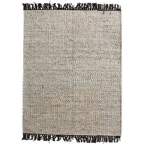 The Rug Republic Tapis en chanvre Rohns Gris.