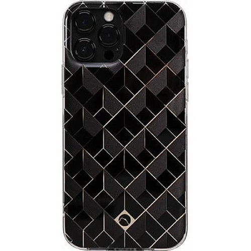 ARTEFAKT Coque pour iPhone 12 / 12 Pro Saint Germain avec motifs en 3D Noir