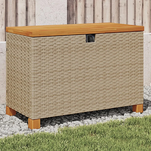 VIDAXL Boîte de rangement - Beige et marron