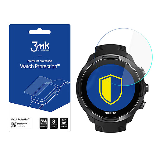 Max Protection Suunto 9 - 3mk Watch Protection v. FlexibleGlass Lite