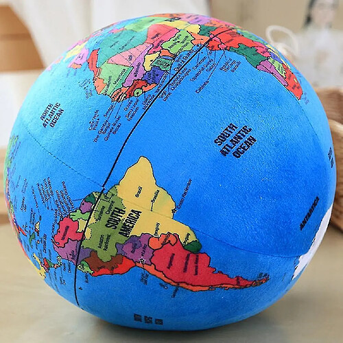 Universal 24 cm globe en peluche Jouets en peluche en peluche douce poupée moelleuse en peluche anglaise globe terrestre toys