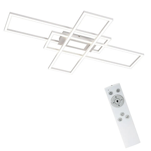 ZMH LED Ceiling Light Living Room 50W Ceiling Light with Remote Control Modern Design