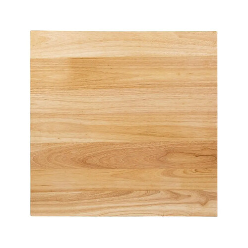 Plateau de Table Carré Pré-Percé Coloris Bois Naturel 700mm - Bolero