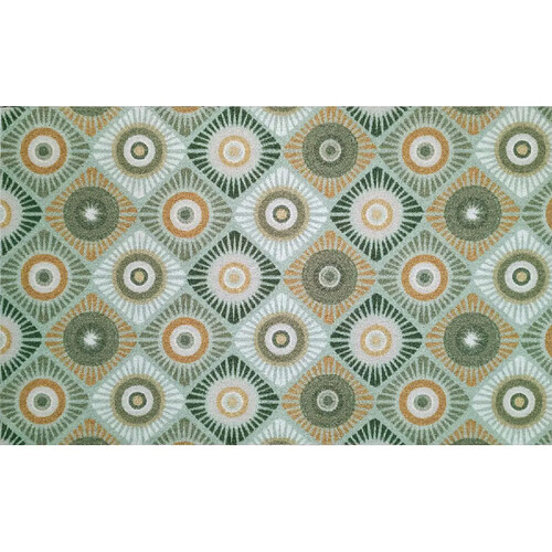 Cpm Tapis Must en velours imprimé Roca - 50 x 80 cm - Vert