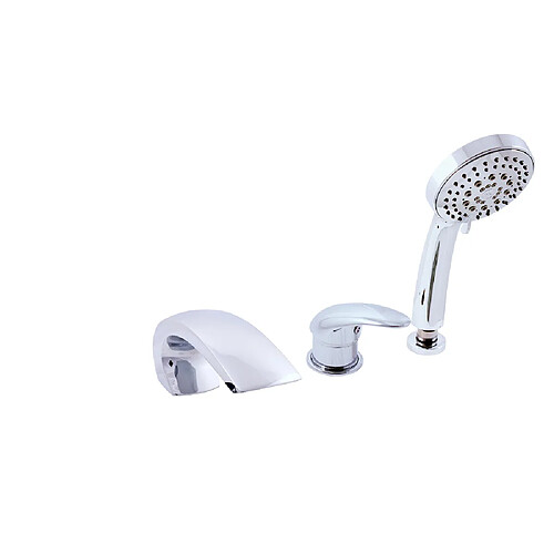 Maison De La Tendance Mitigeur baignoire DUNA 3 trous en chrome