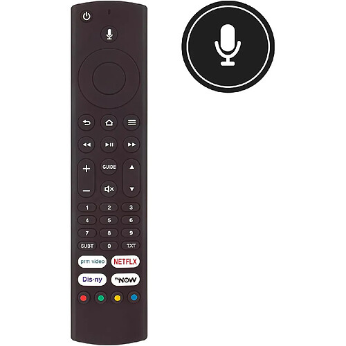 SANAG Nouveau 06T-Bamw39-Al01Xs Telecommande De Remplacement Pour Ok. Fire Tv 06T-Bamw39-Al01Xs Remote Controller