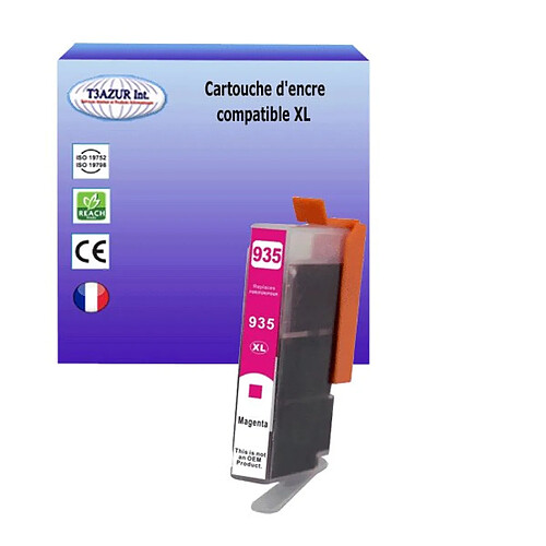 Cartouche compatible avec HP OfficeJet Pro 6230 ePrinter, 6820, 6830 remplace HP 935XL Magenta - T3AZUR