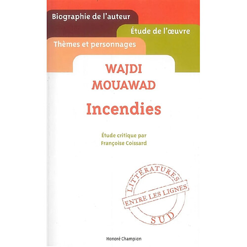 Wajdi Mouawad, Incendies · Occasion