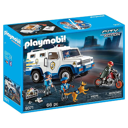 Playmobil® City Action - Fourgon blindé avec convoyeurs de fonds