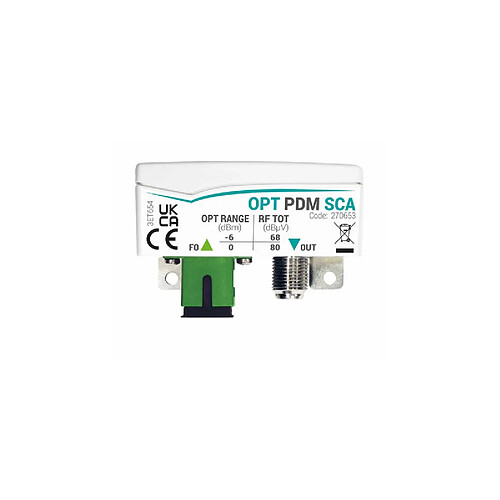 DISTRIBUTION FIBRE OPTIQUE FRACARRO OPT-PDM-SCA