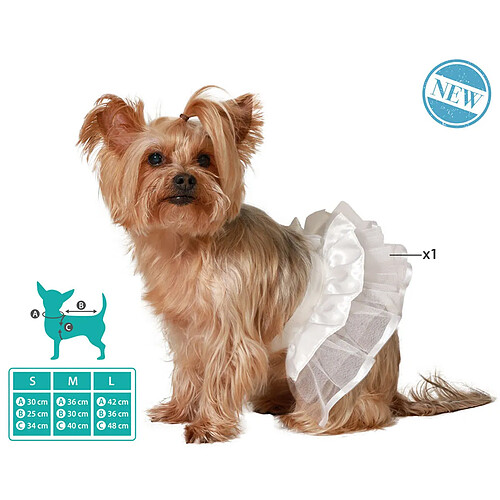 BigBuy Pets déguisement pour chien Taille M Tutu