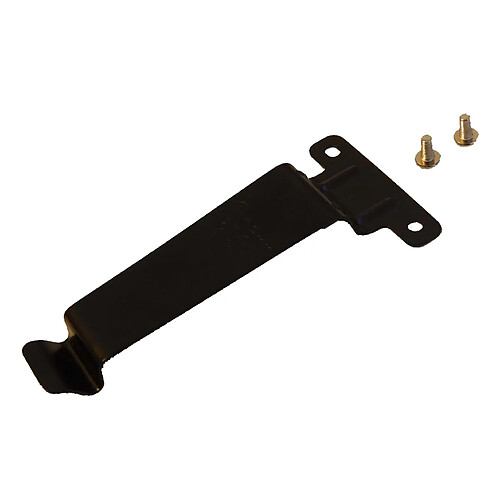 Fixation clip ceinture vhbw pour Kenwood TH-G71A, TH-G71E, TH-K2, TH-K2A, TH-K2E, TH-K2ET, TH-21, TH-21AT, TH-21BT, TH-22.